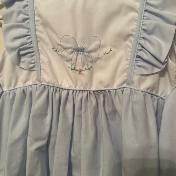 Light Blue Ruffled Dress - Picture 2 of 2